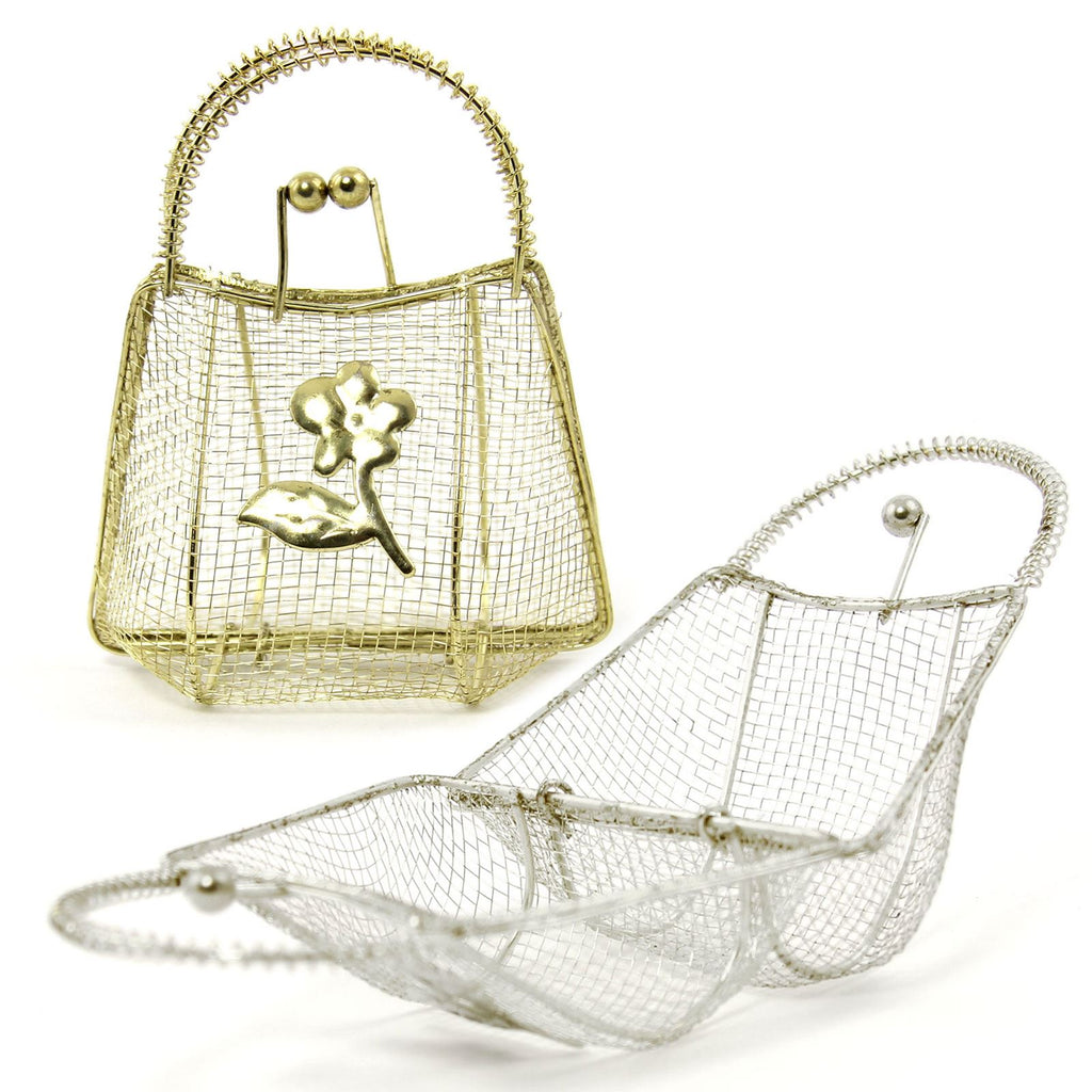 Miniature Metal Wire Purse Favours