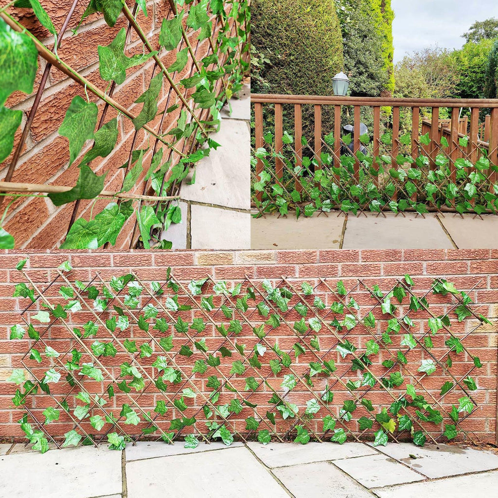 Artificial Ivy Leaf Trellis Screen