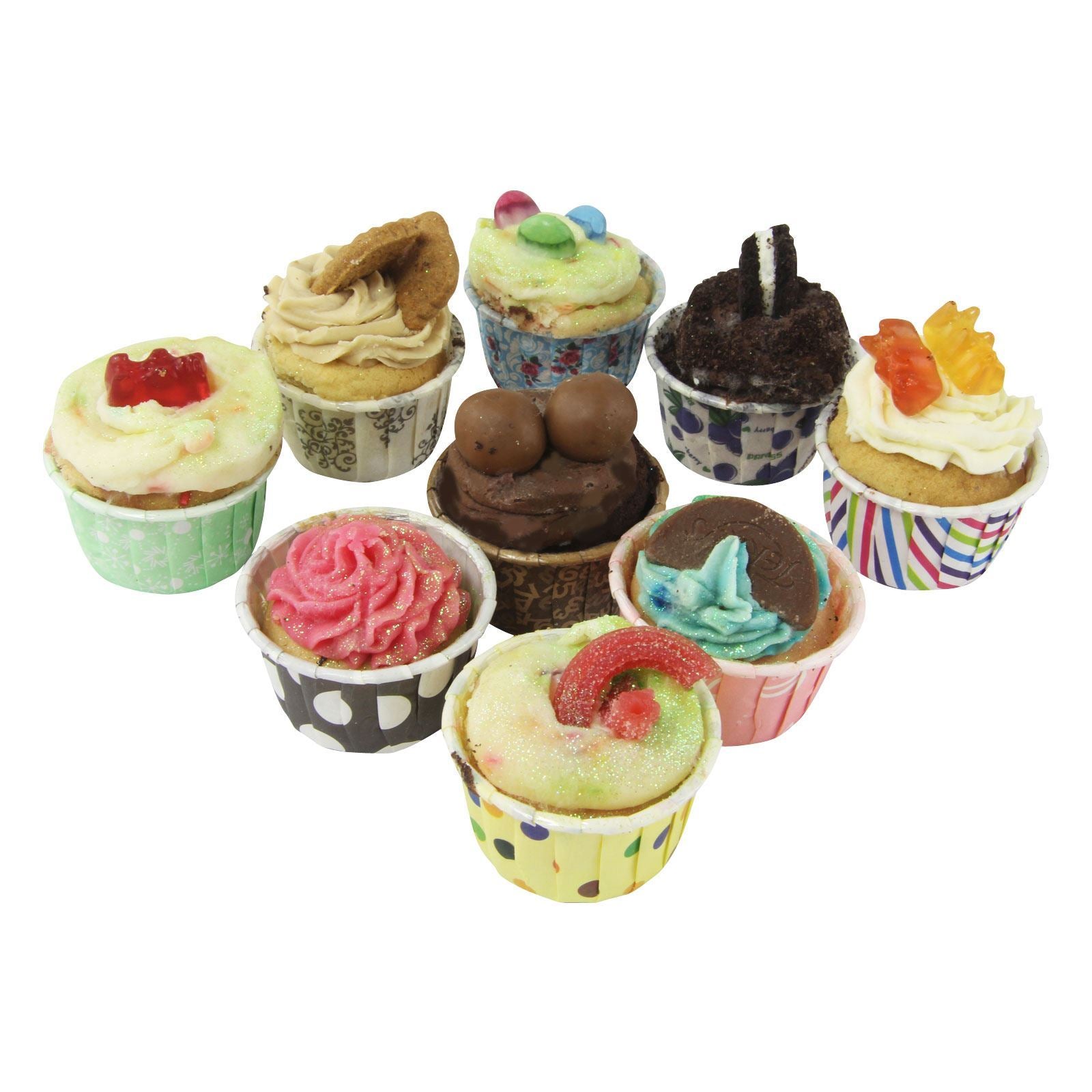Coloured Grease-Proof Hard Premium Cupcake Cases - Mini