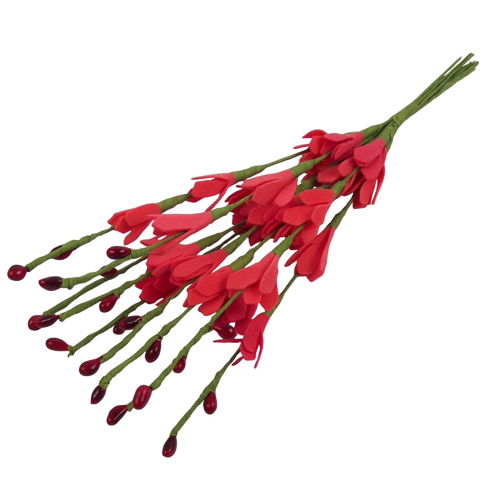 Bundle of 10 Mini Foam Lisianthus