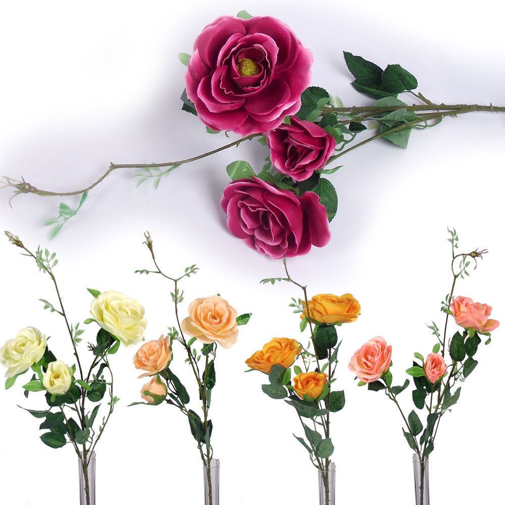 Wild Ranunculus Rose Spray