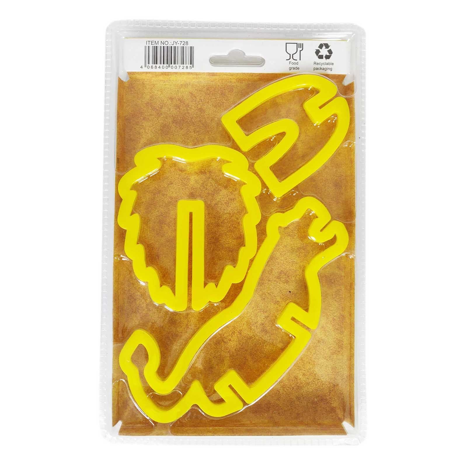 3D Jungle Animal Cookie Cutters