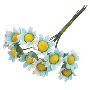 10x Mini Daisy Flower Bunch