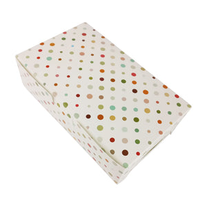 Polkadot White Card Cake Box