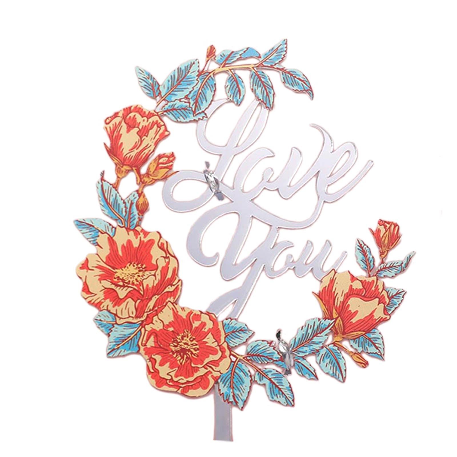 Premium Large Printed Cake Toppers