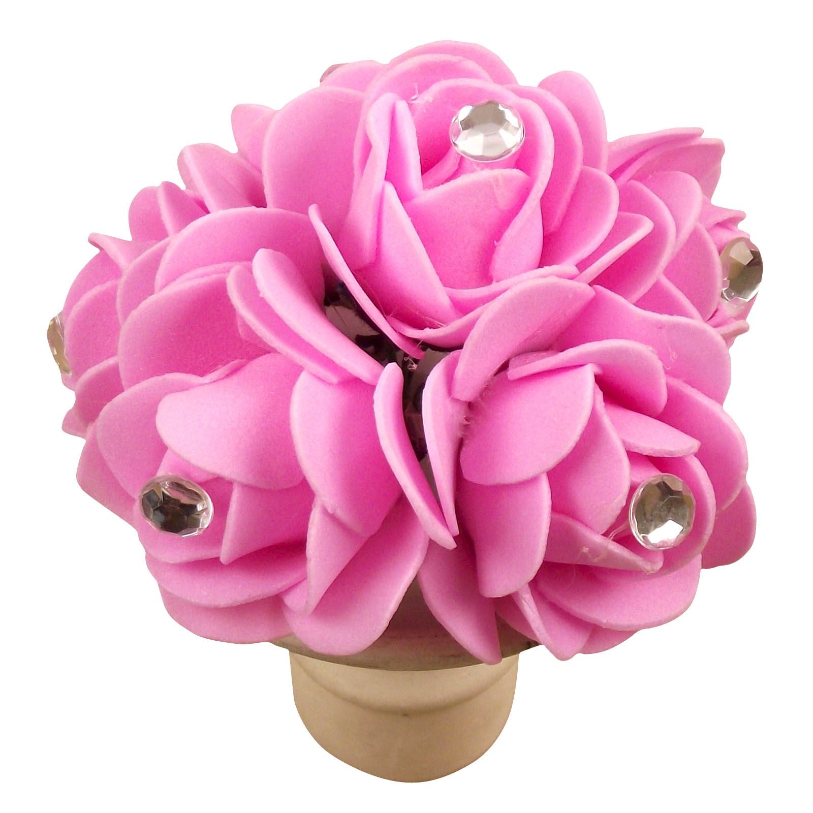 Bunch of Diamante Tipped Foam Roses
