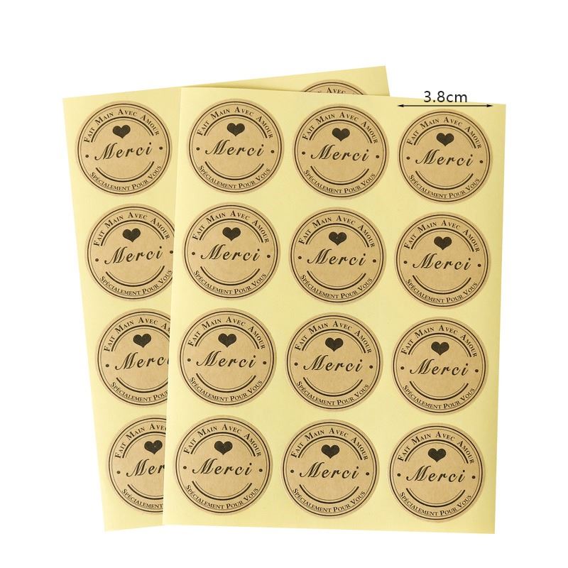 Sticker Sheets - Thank You Round