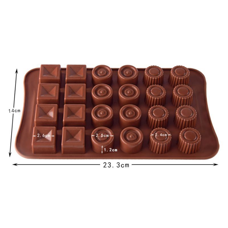 Assorted 24 Chocolate Silicone Mould