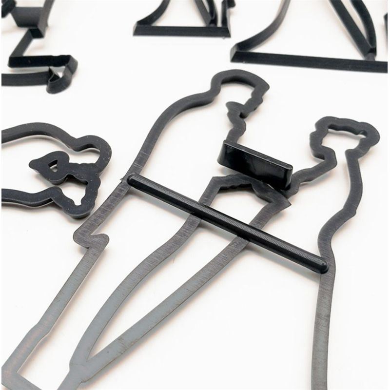 Set of 9 Couples Silhouette Wedding Fondant Cutters