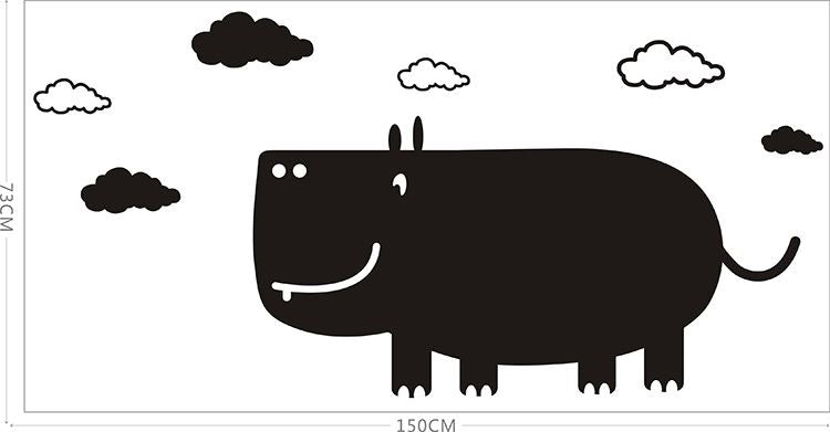 XL Animal Shape Blackboard Vinyl