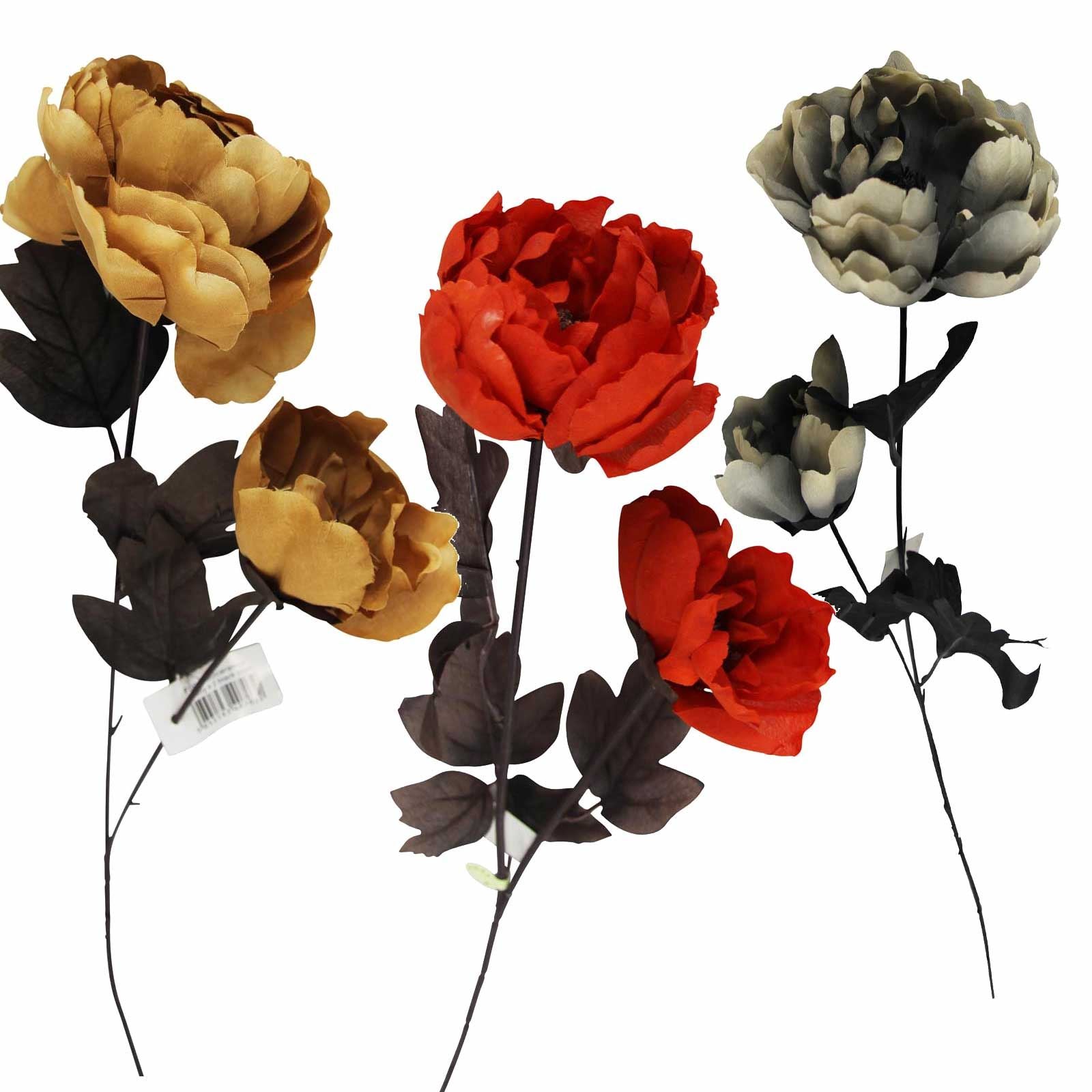 2 Head Peony Spray