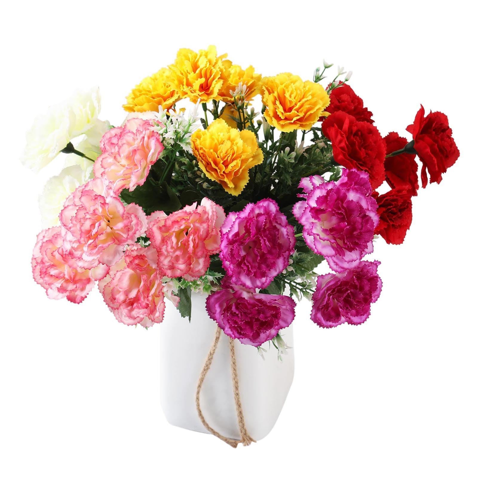 5 Head Artificial Carnation Bunch