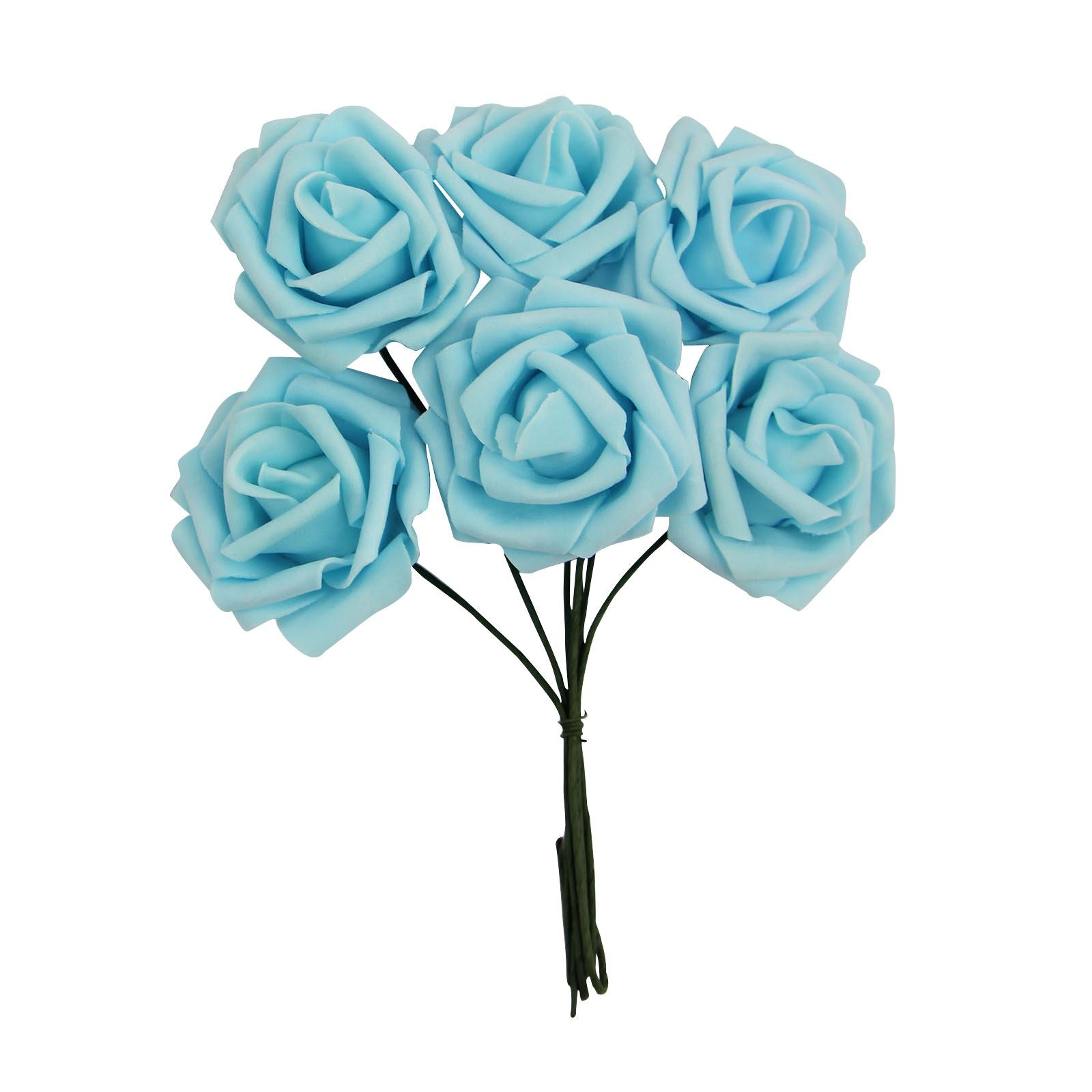 Colourfast Foam Roses - 6 Bunches - Regular