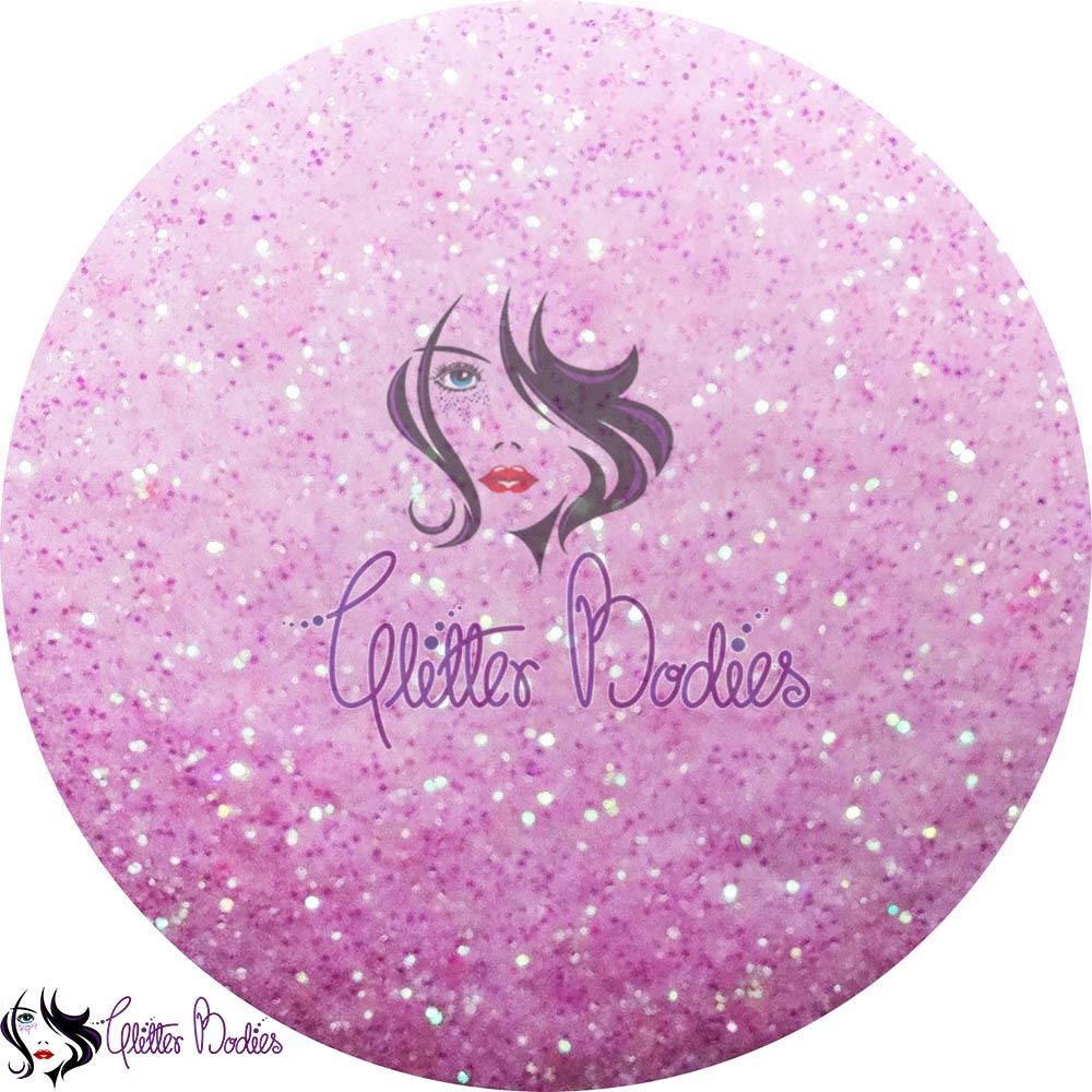 Glitterbodies Cosmetic Grade Fine Festival Glitter Pigments [Baby Pink]