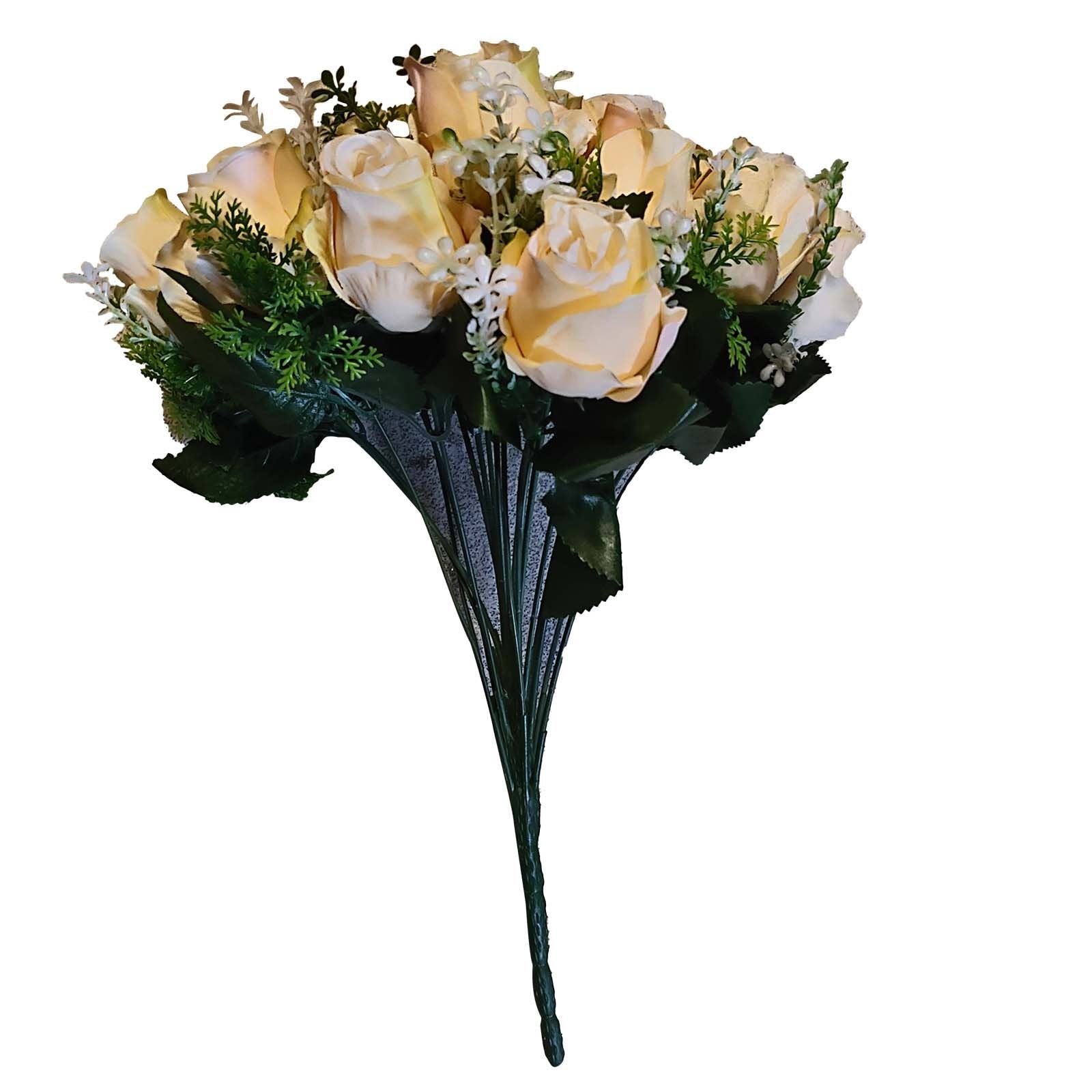 Large Bunch of 21 Rose Buds
