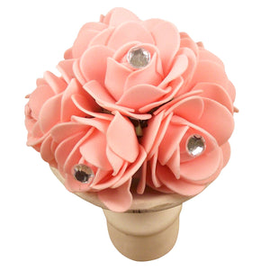 Bunch of Diamante Tipped Foam Roses