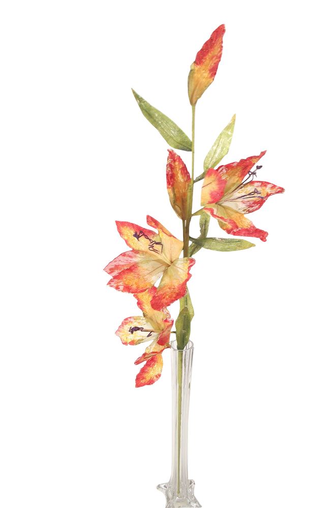 Large Mesh 5 Head Stargazer Lily Spray