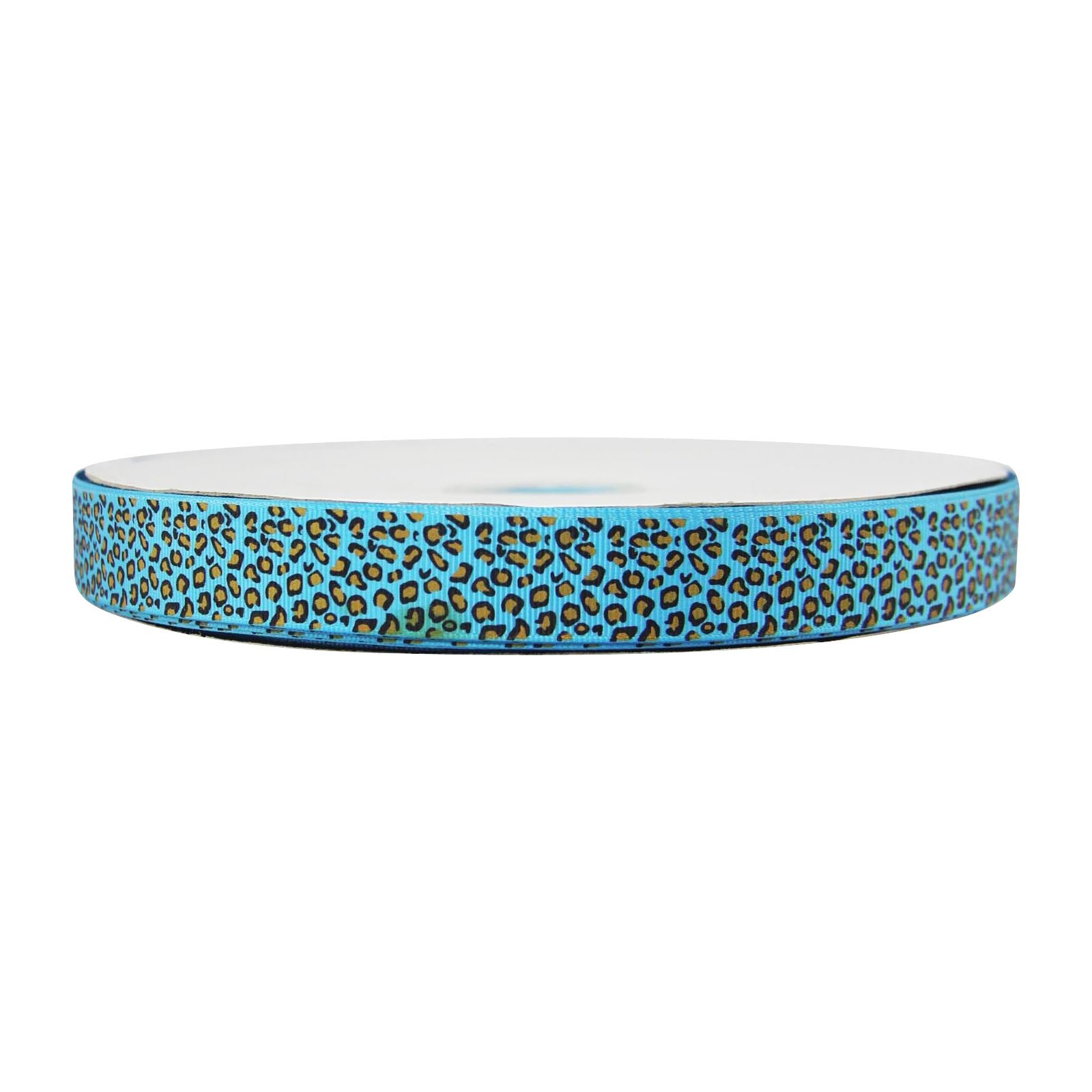 Premium Grosgrain Leopard Print Ribbon - 3 Metres
