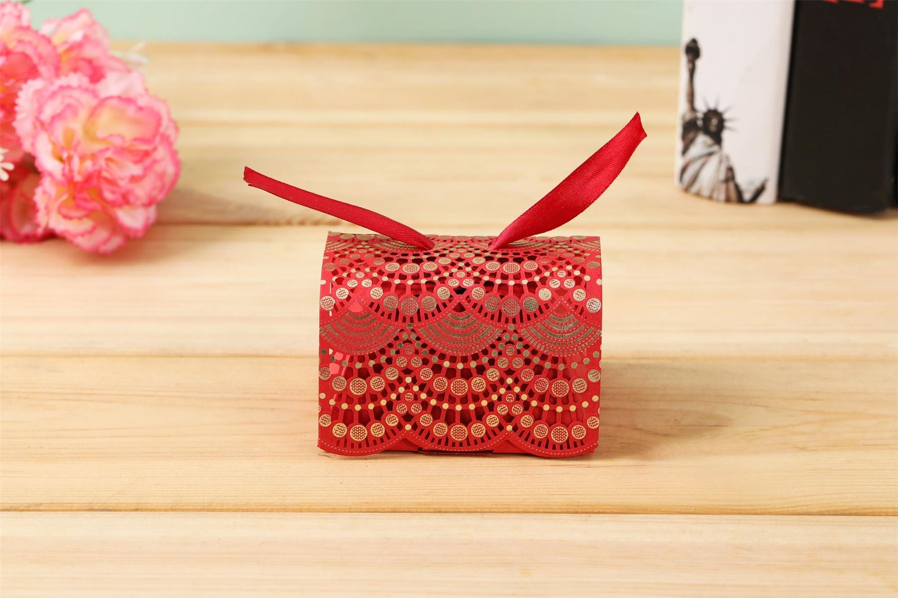Luxury Laser Cut and Foil Stamp Chest Favours
