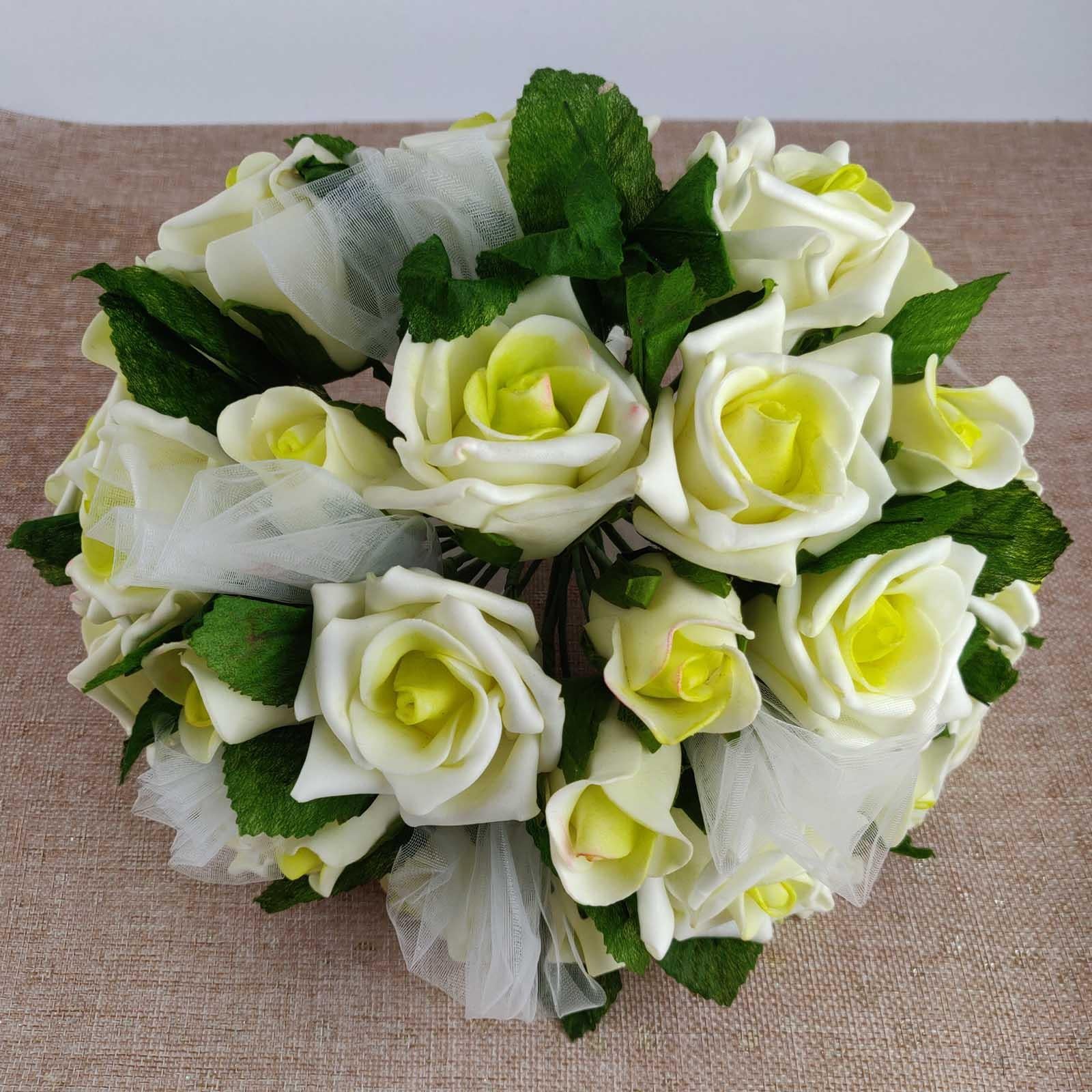 Shabby Chic Rose Voile Bouquet
