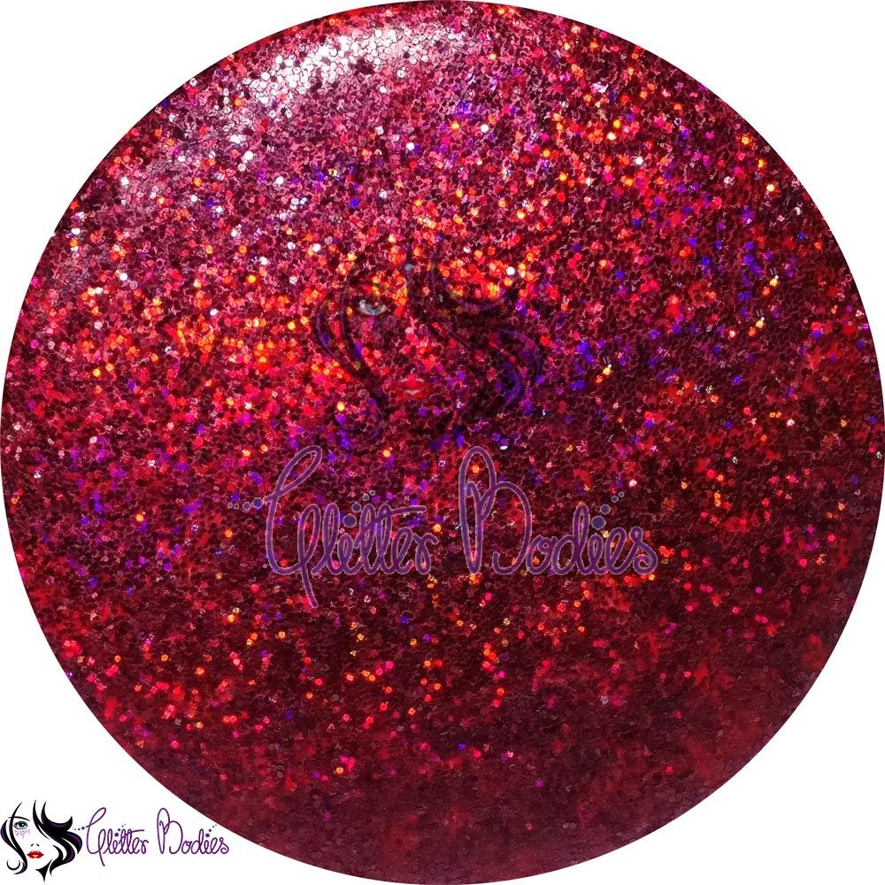 Glitterbodies Cosmetic Grade Fine Festival Glitter Pigments [Burgundy]