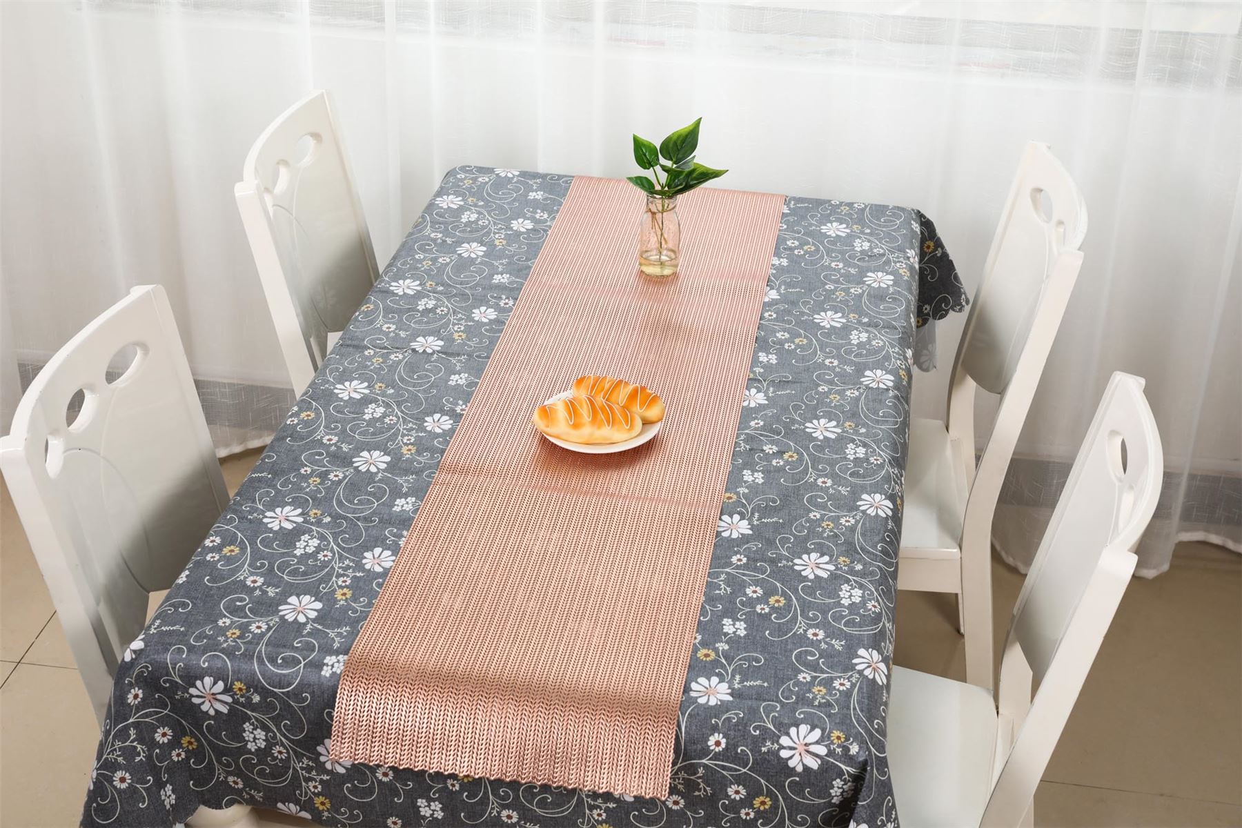 Satin Metallic Table Runners