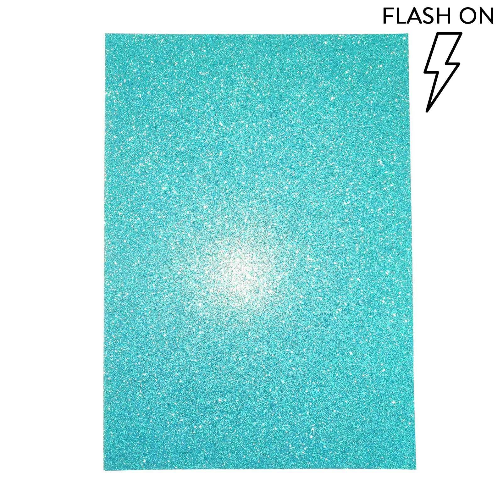 Pack of 10 350gsm Heavy Duty A4 Glitter Cards