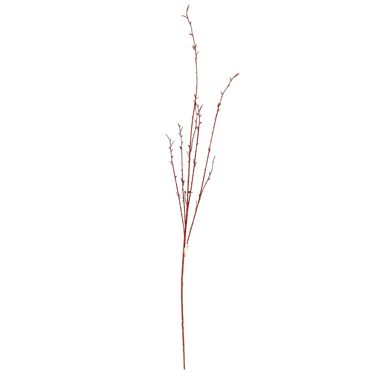 2x Extra Long Glitter Twig Spray Stems