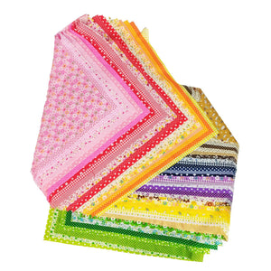 100% Cotton Fat Quarters Bulk Pack of 56