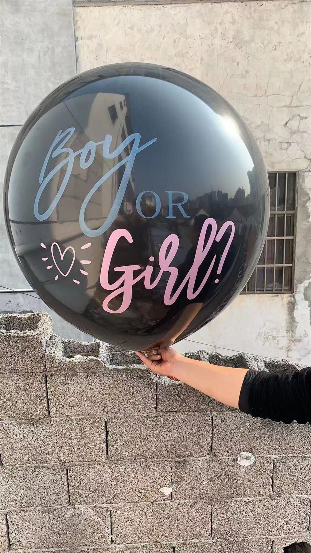 Giant 36" Gender Reveal Balloon with Confetti