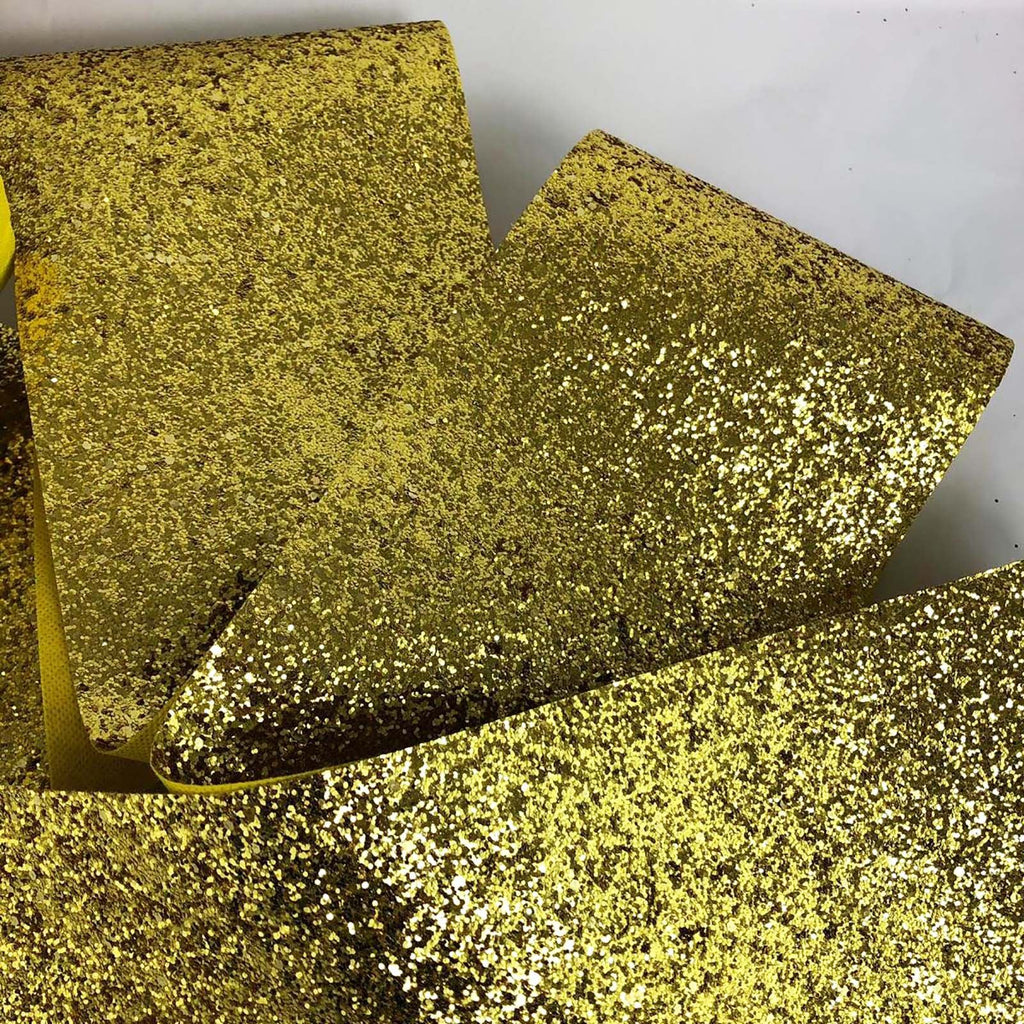Chunky Glitter Fabric Wallpaper 16cm Borders