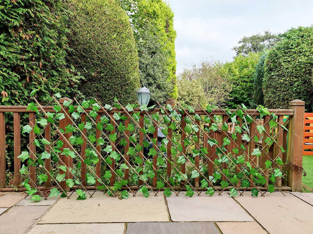 Artificial Ivy Leaf Trellis Screen