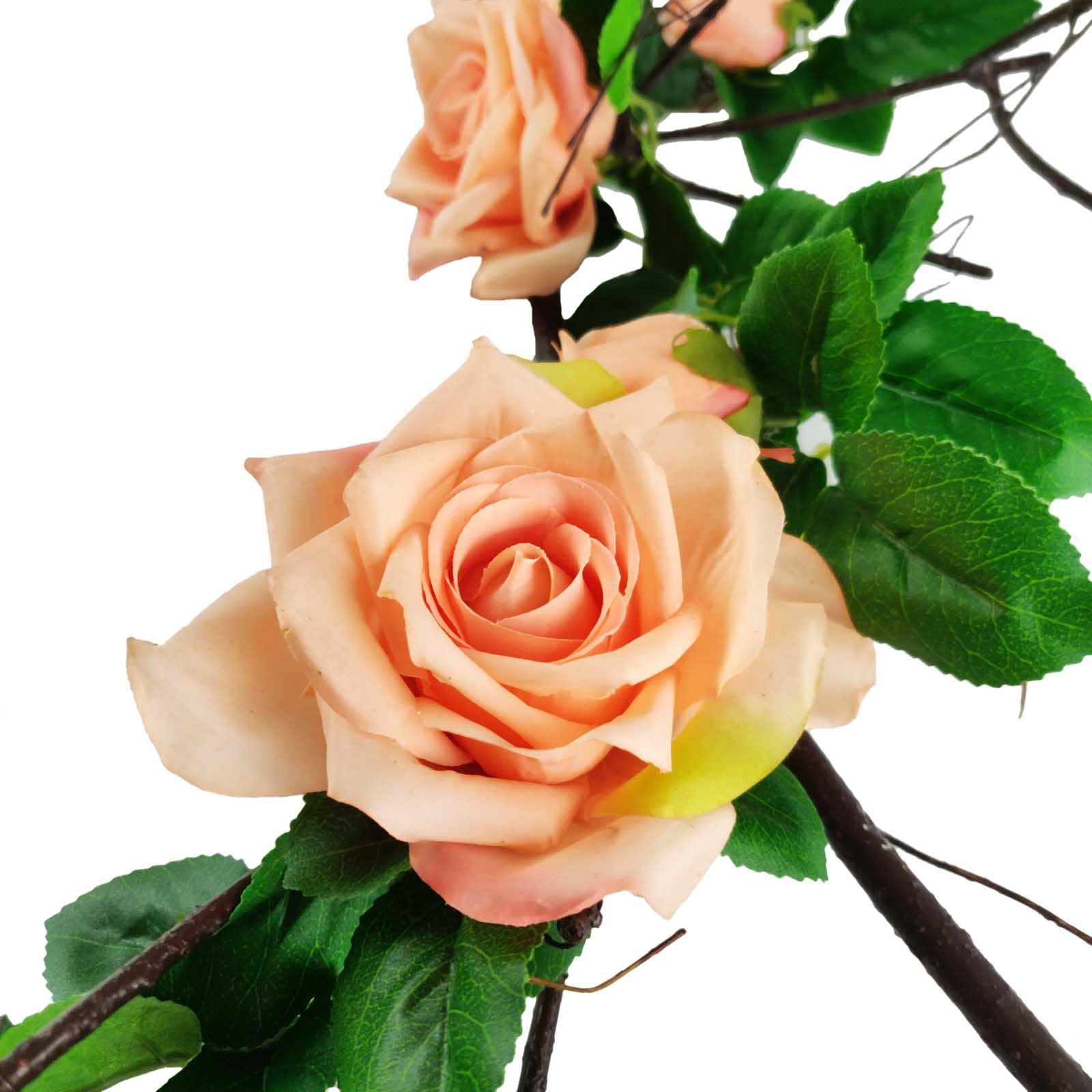 Rustic Branch Rose Garland