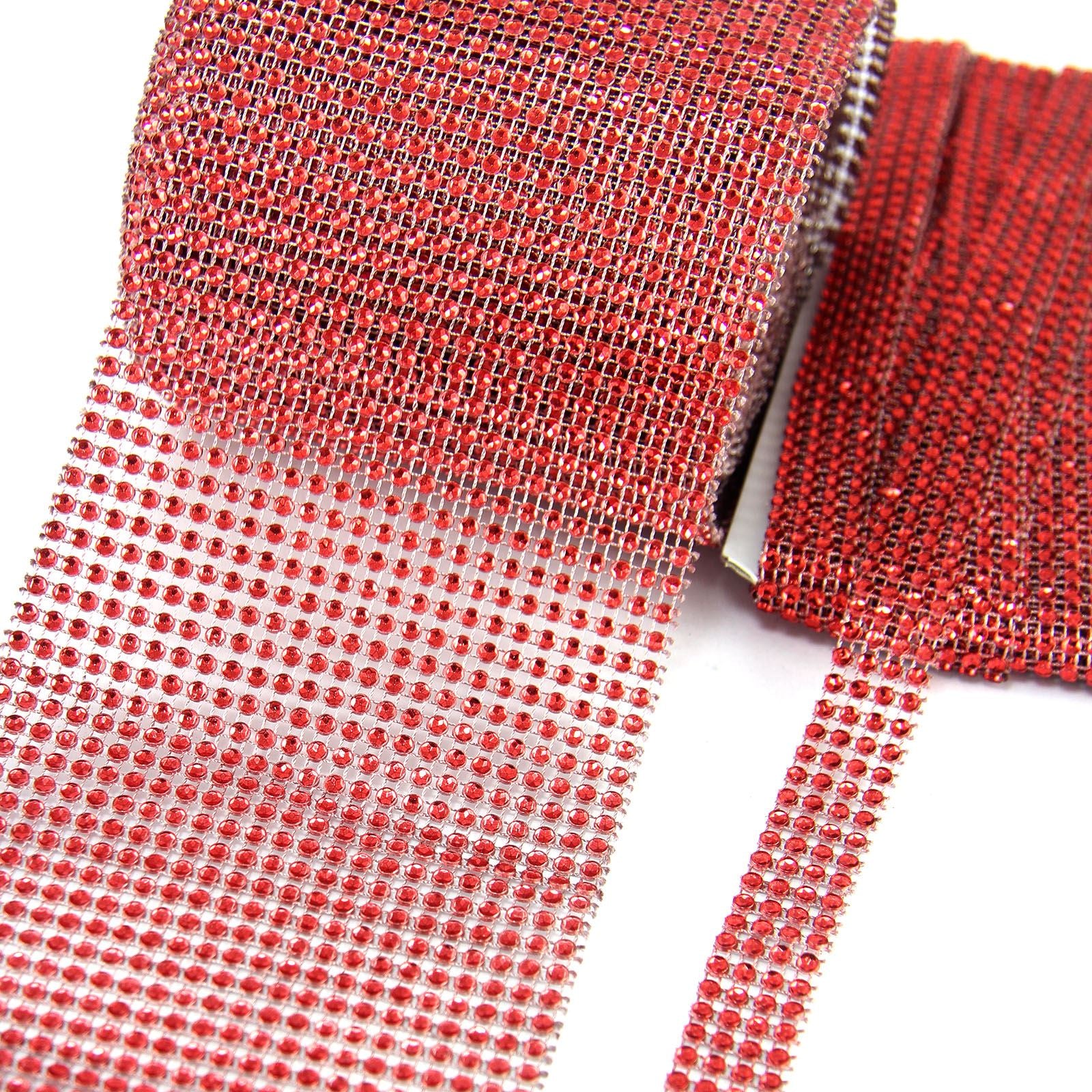 Diamante Effect Ribbon - 4 Rows