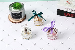 Deluxe Foil Stamped Hexagonal Favours
