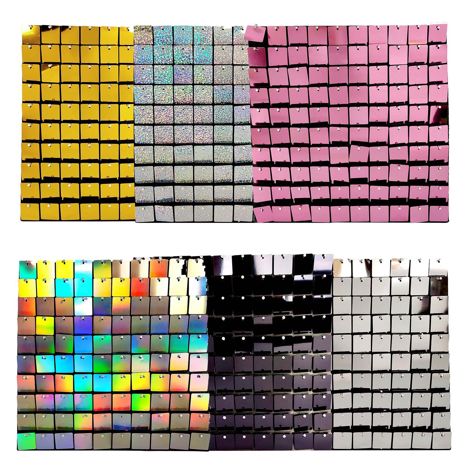 Square Sequin Wall Panels
