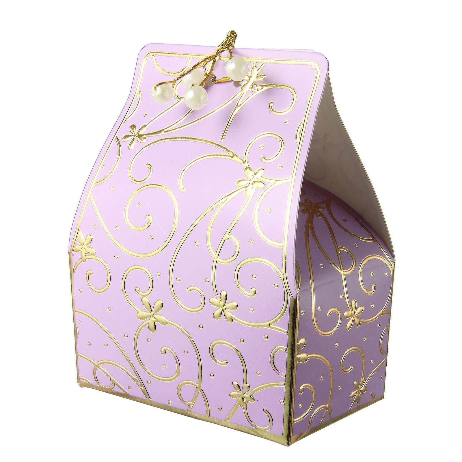 50x Foil Stamped Luxury Favour Boxes