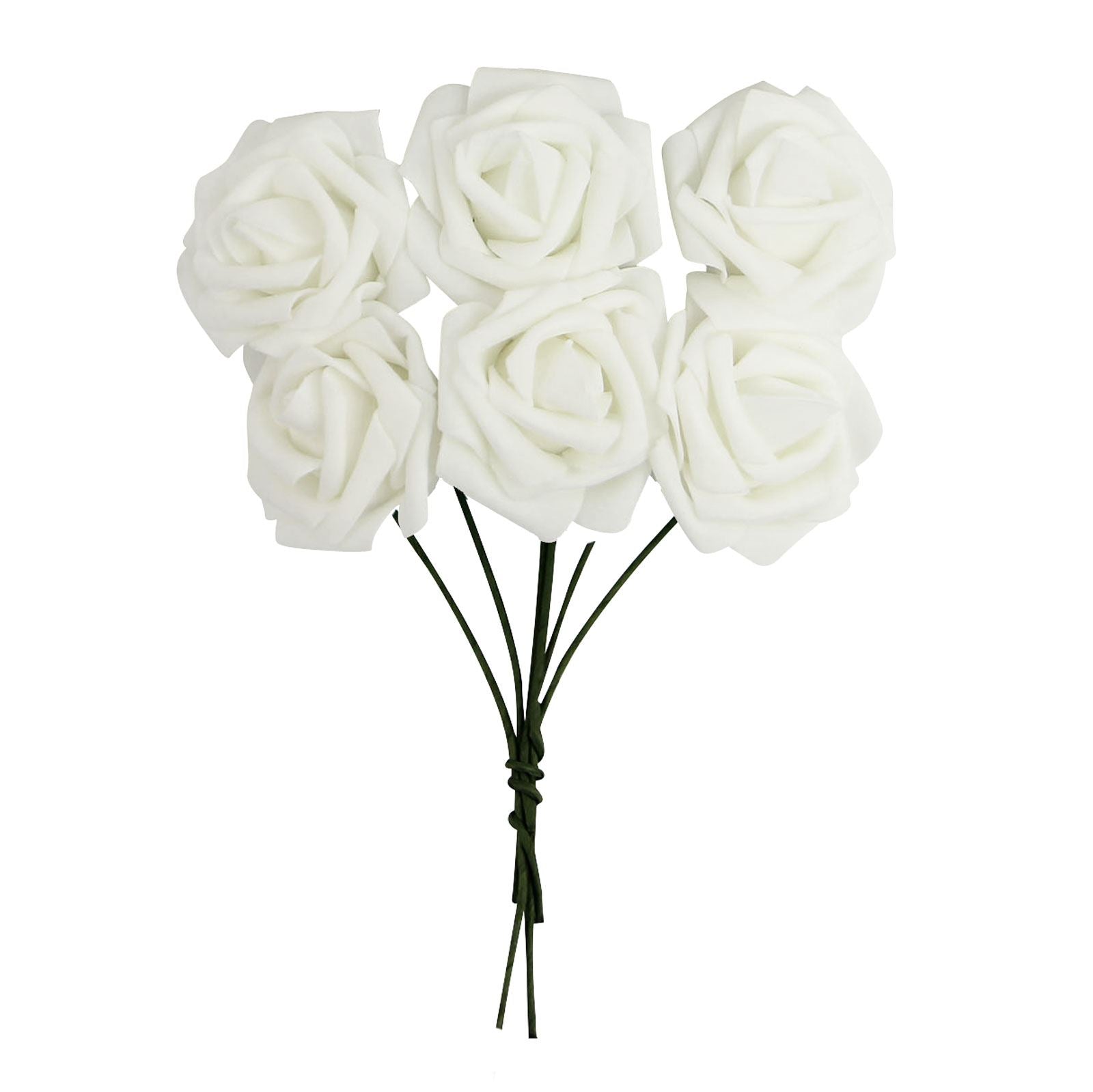 Colourfast Foam Roses - 6 Bunches - Regular