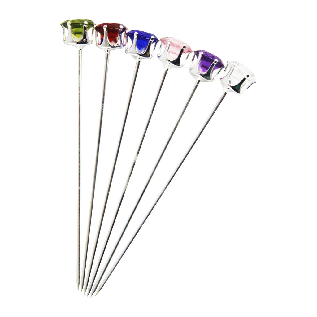 12x Premium Set Diamante Pins
