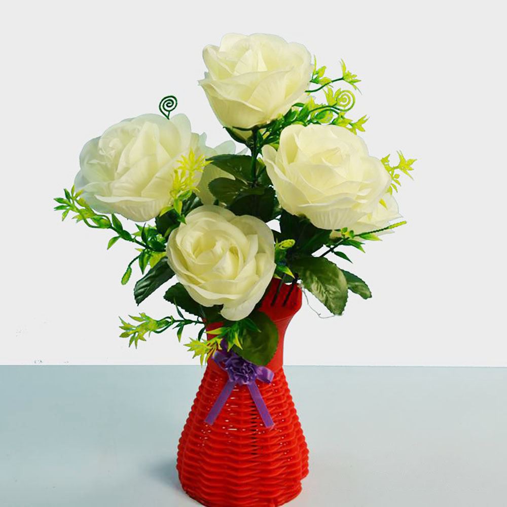 2x Bouquets of 7 Head Roses
