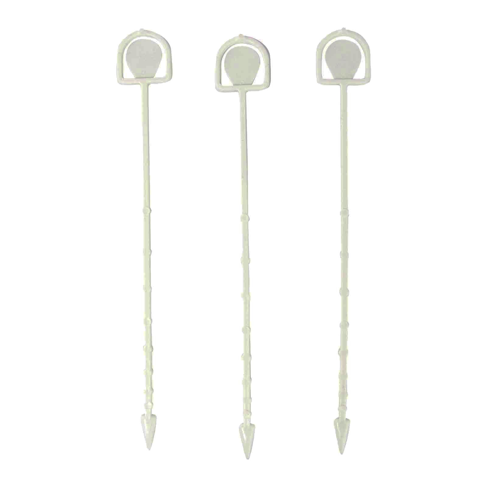 Regular White Plastic Cardettes