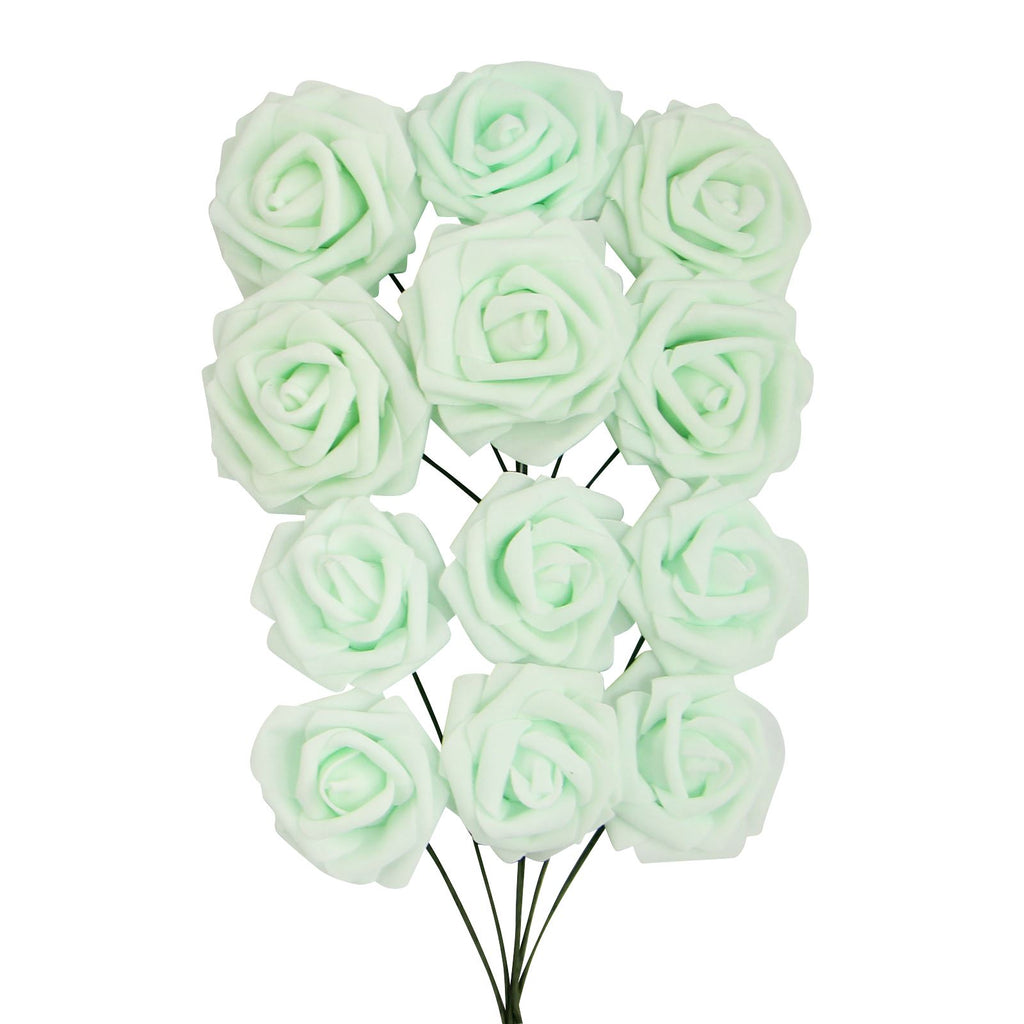 Colourfast Foam Roses - 6 Bunches - Regular