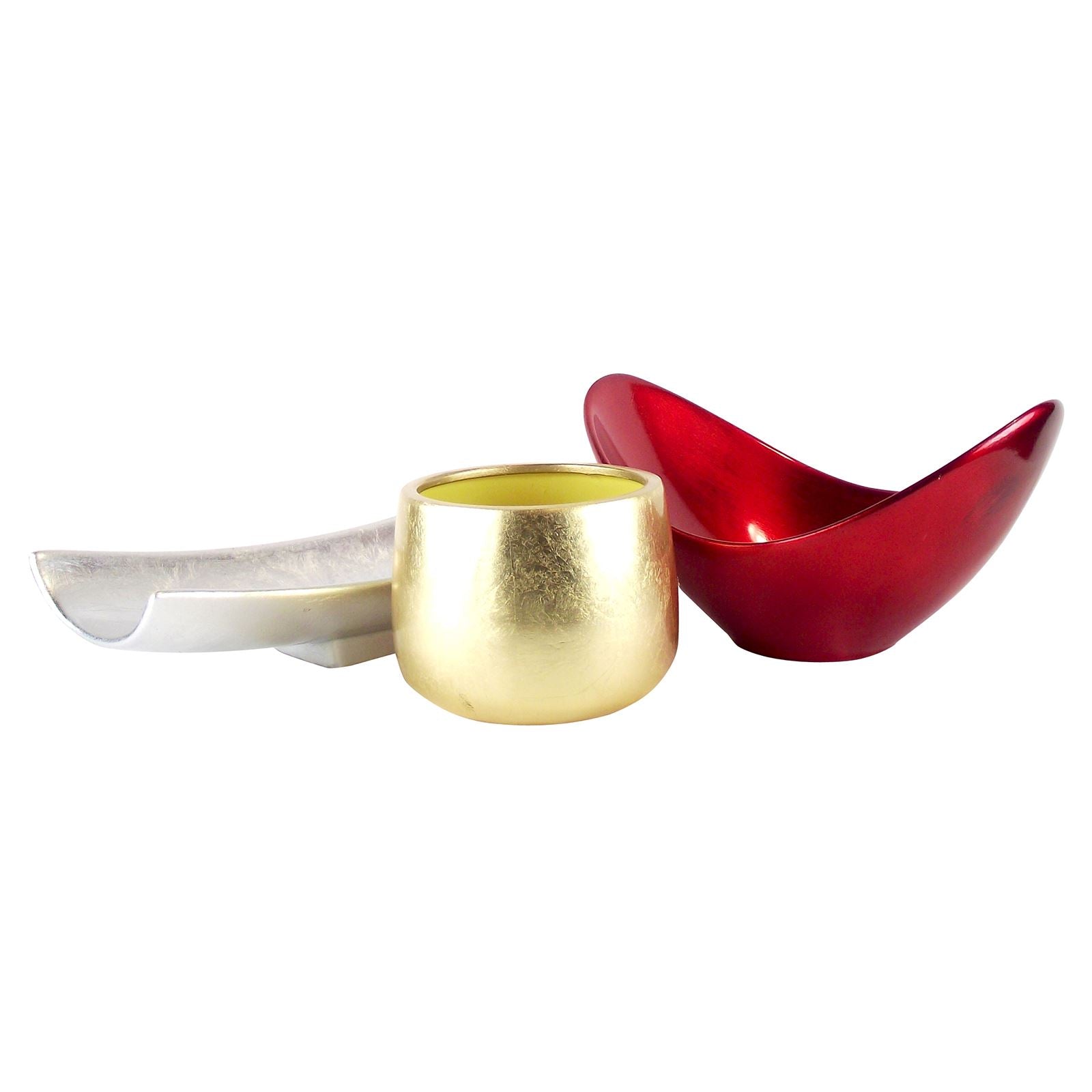 Set of Metallic Decorative Ornaments