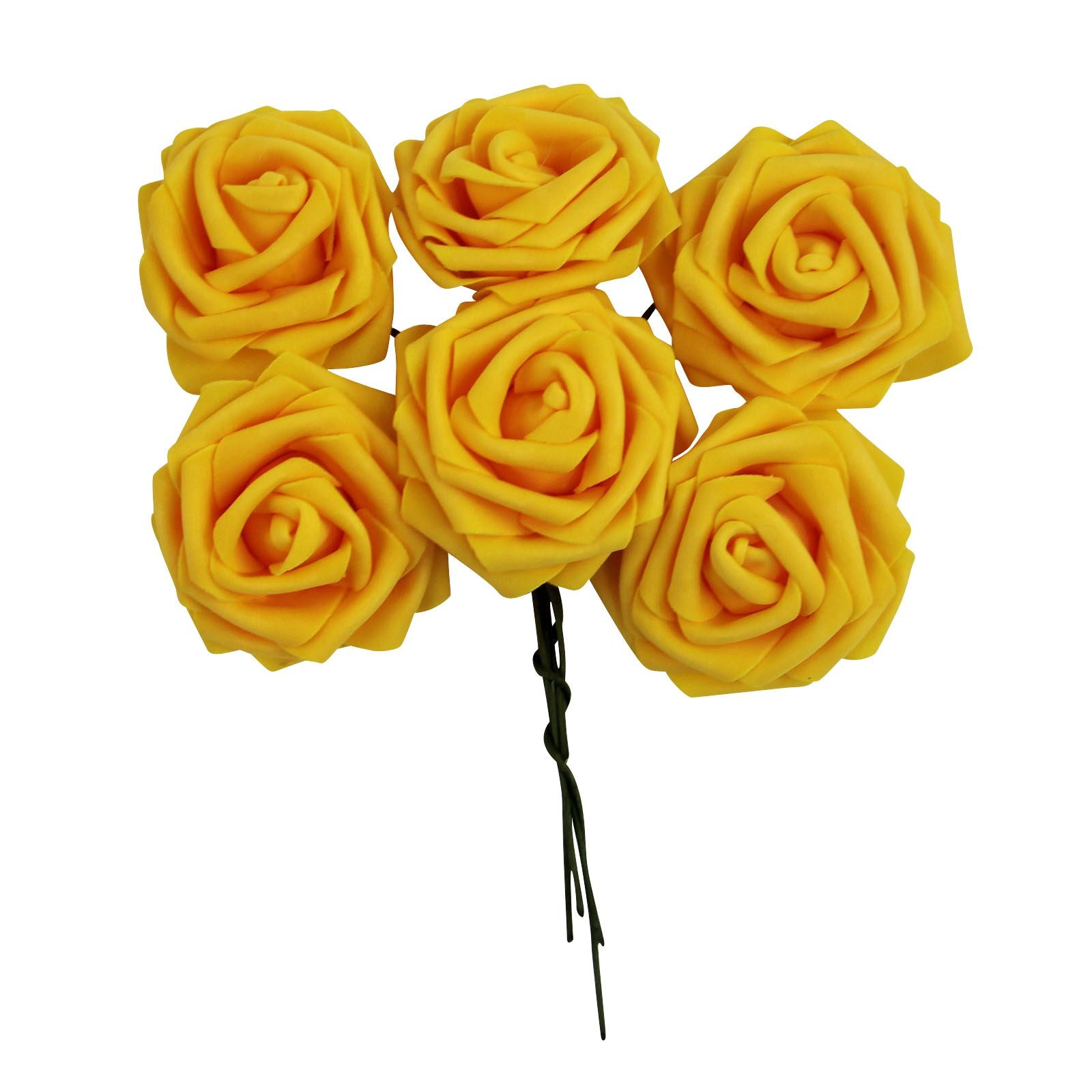 Colourfast Foam Roses - 6 Bunches - Large