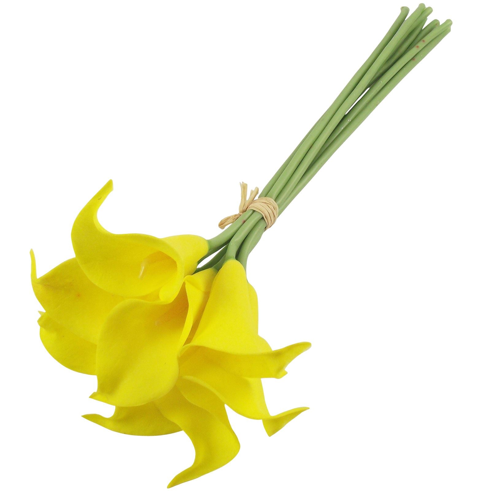 8x Real Touch Calla Lilies