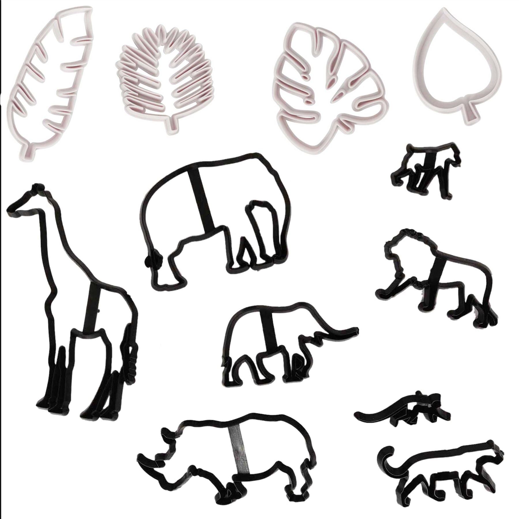 Set of 8 Jungle Safari Animal Cutters
