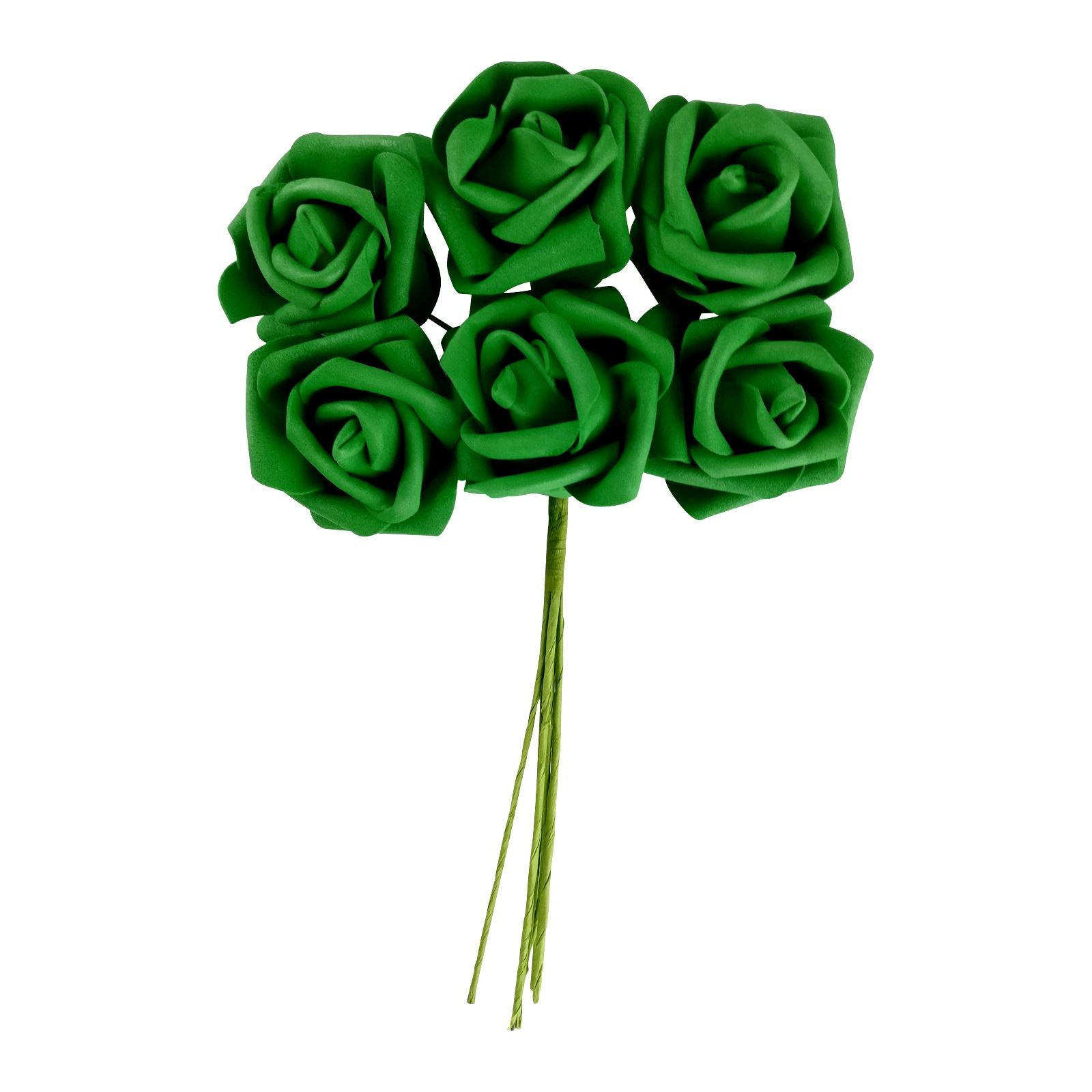 Colourfast Foam Roses - 6 Bunches - Regular
