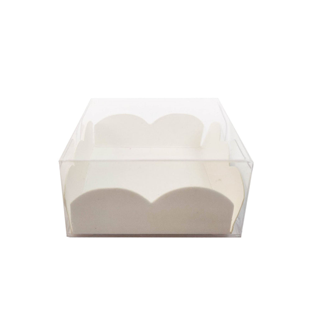 Long Clear PVC Macaron Boxes with Inserts
