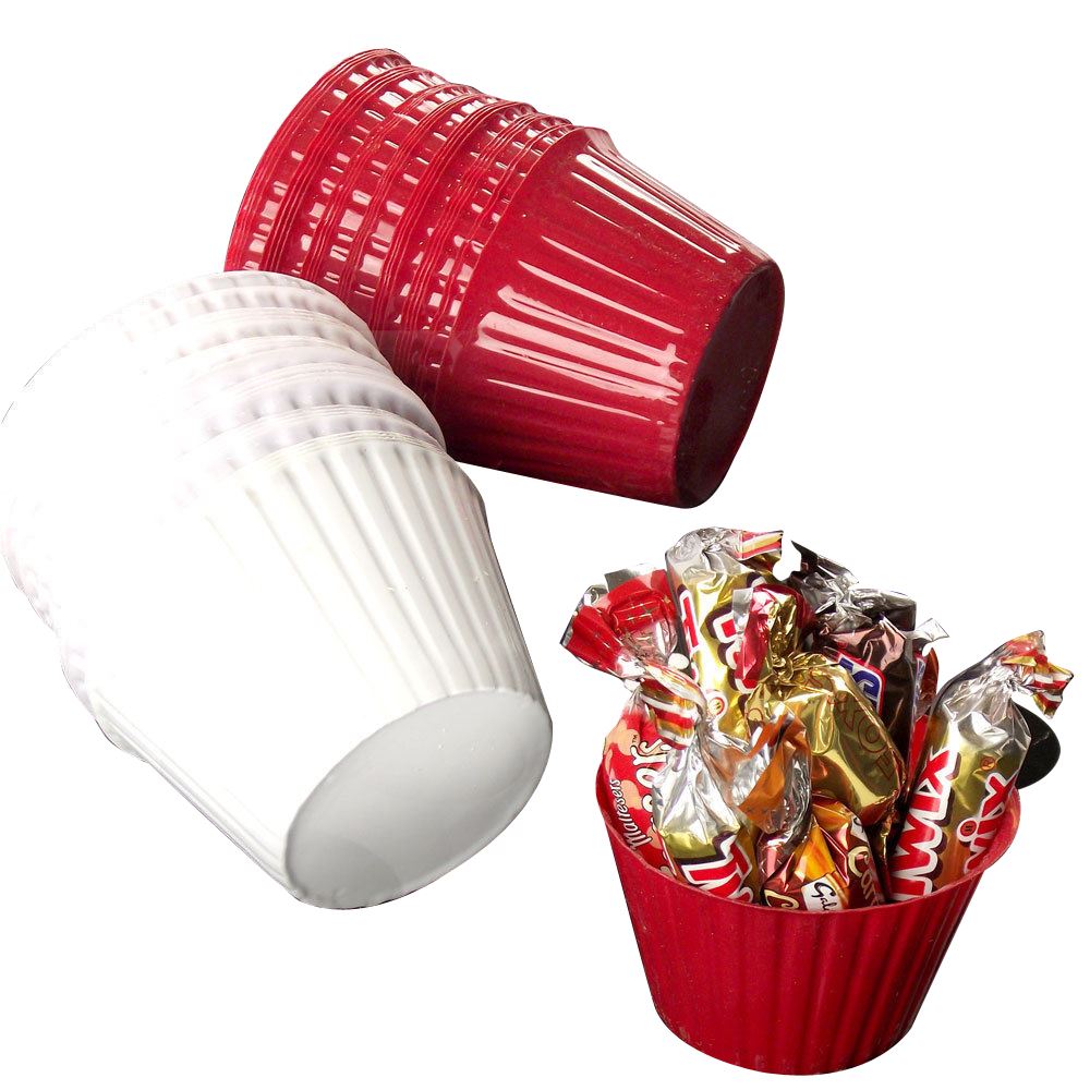 Plastic Cupcake Cups Favours Decoration Stands Petallica