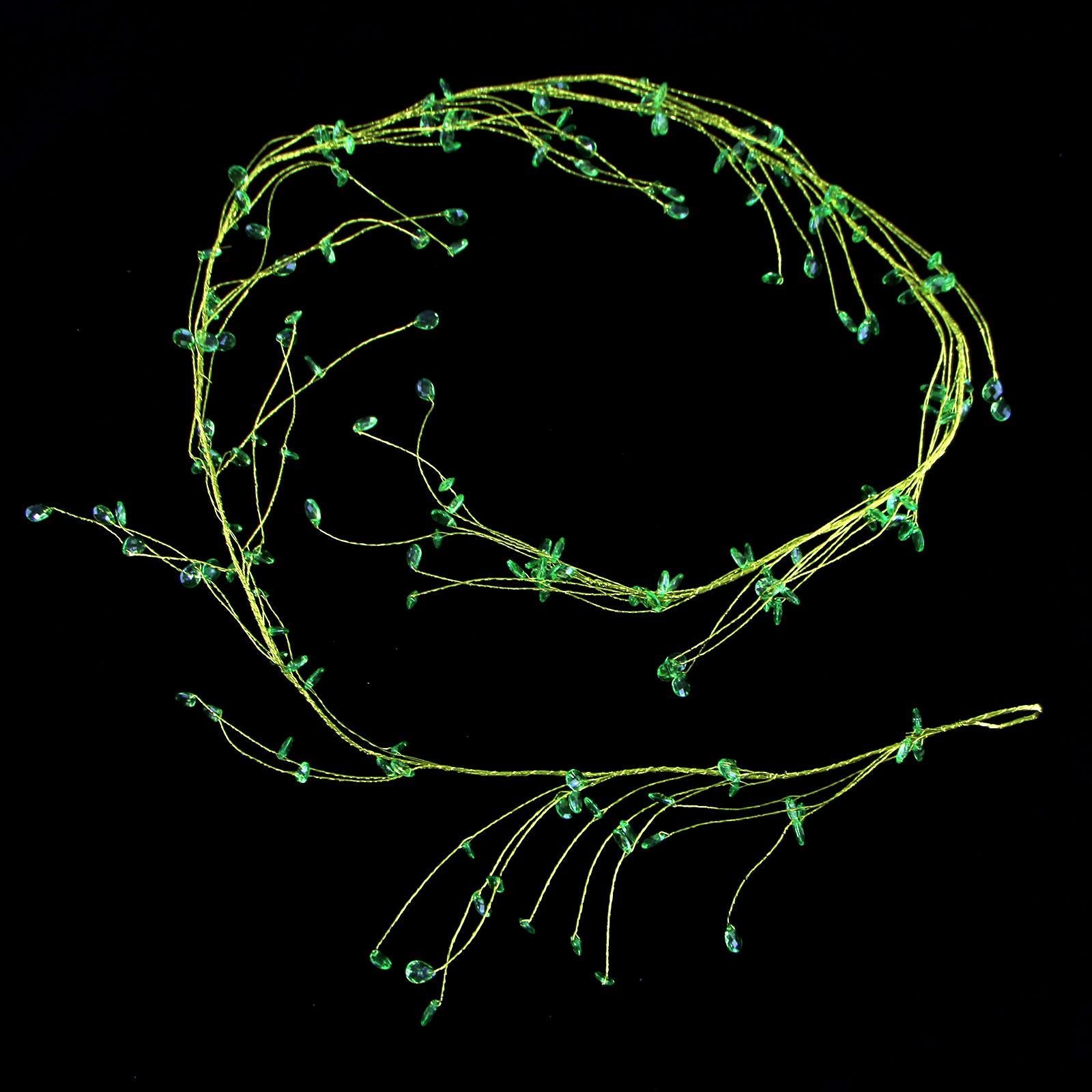 130cm Branching Coloured Crystal Garland